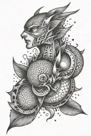 flash tattoo design idea