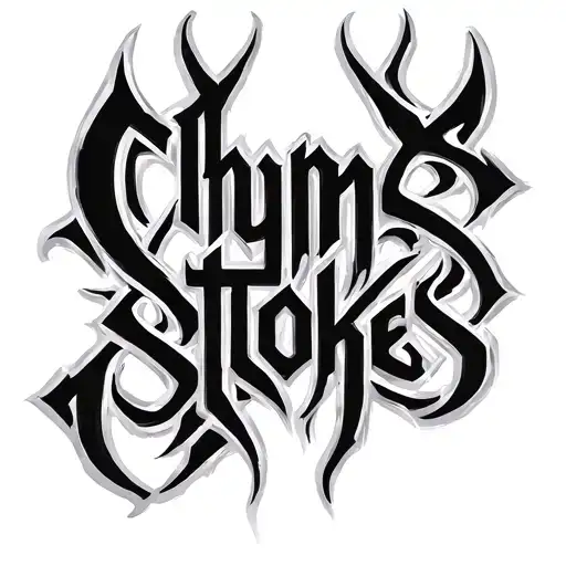 "chynstokes " cybersigilism tribal tattoo design idea