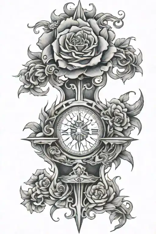 vertical tattoo says "Trust the process" "get tattoo design idea