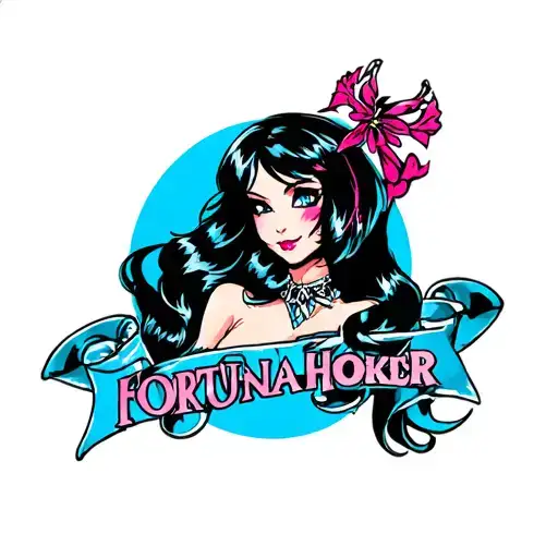 Fortuna Hooker tattoo design idea