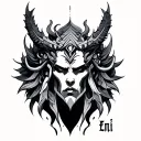 Enki tattoo design idea