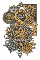 ADHD symbol tattoo design idea