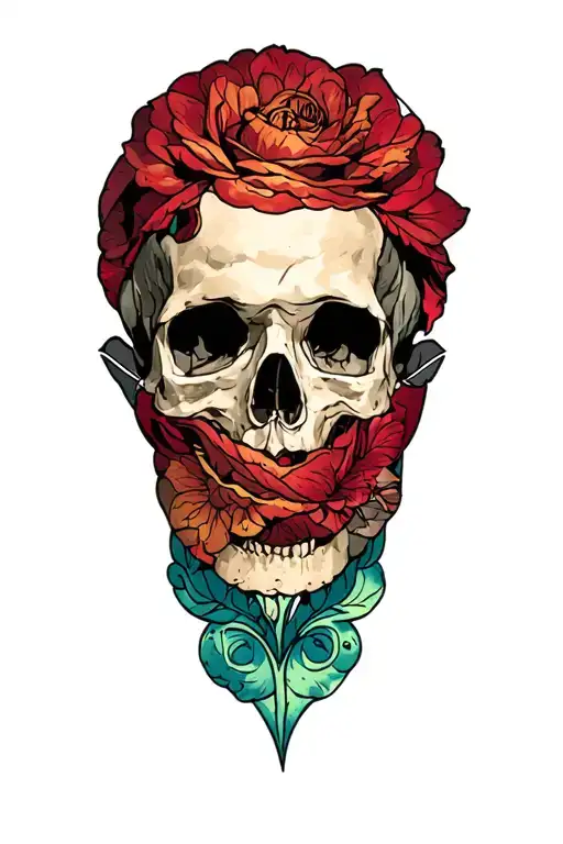 Direction, protection, date written tattoo design idea