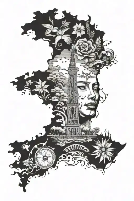 Brazil Portugal French Riviera Mexico Salvador Costa Rica freedom travel Hawaii tattoo design idea