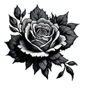 middle finger tattoo design idea