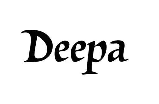 "Deepa " tattoo design idea