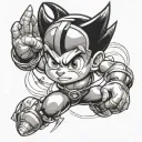 astro boy tattoo design idea