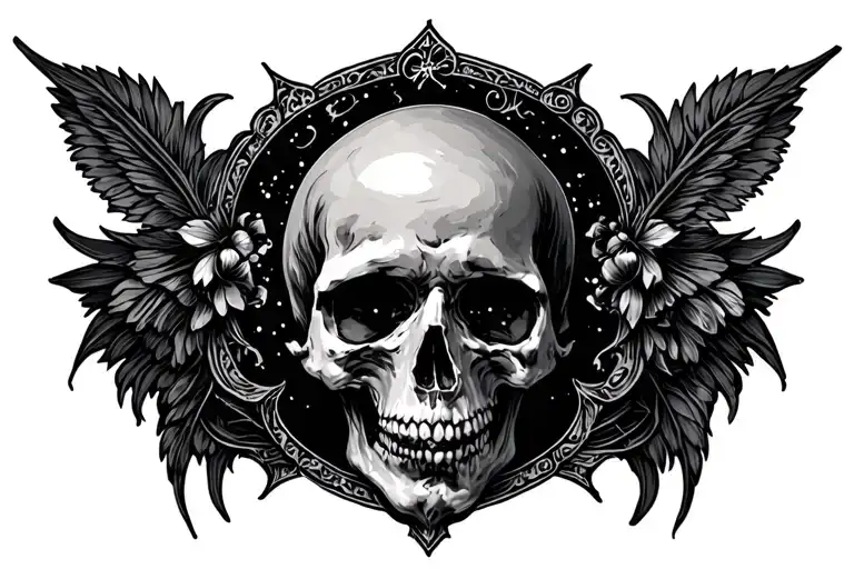 gothic trampstamp design tattoo design idea