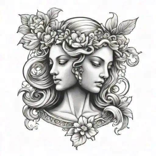 Aphrodite Goddess tattoo design idea