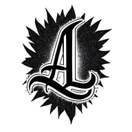 Initials A nad L font tattoo design tattoo design idea