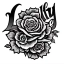 Loyalty Cursive tattoo design idea