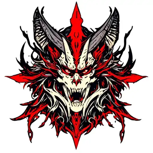 Belial tattoo design idea