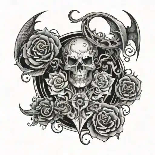 cool design for QGTM  tattoo design idea