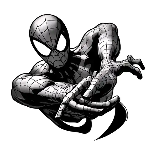 Spiderman Logo tattoo design idea