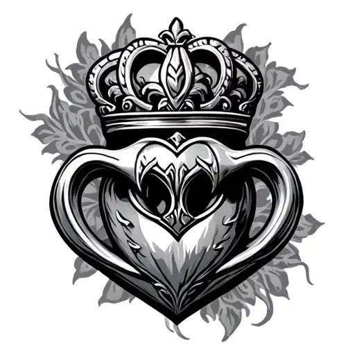 Claddagh tattoo design idea