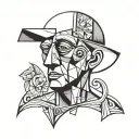 picasso tattoo design idea