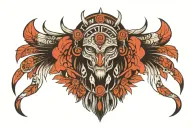 indigenous art tattoo design idea