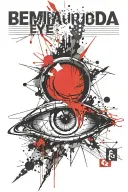 bermuda triangle eye tattoo design idea