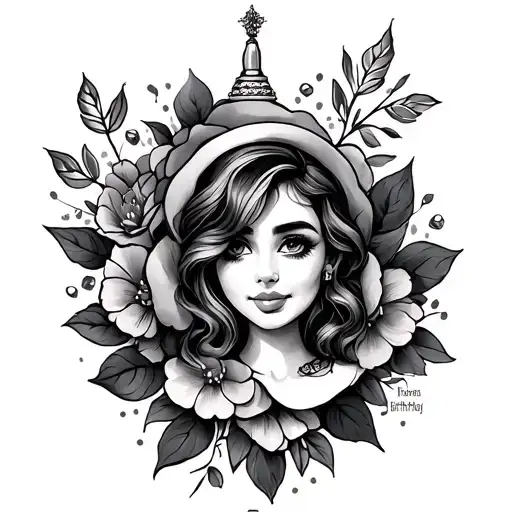 birthday tattoo for sister tattoo design idea