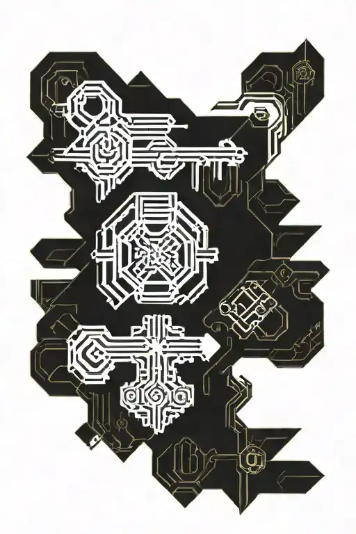 quotes "OTF ONLY THE FAMILY" tattoo design idea