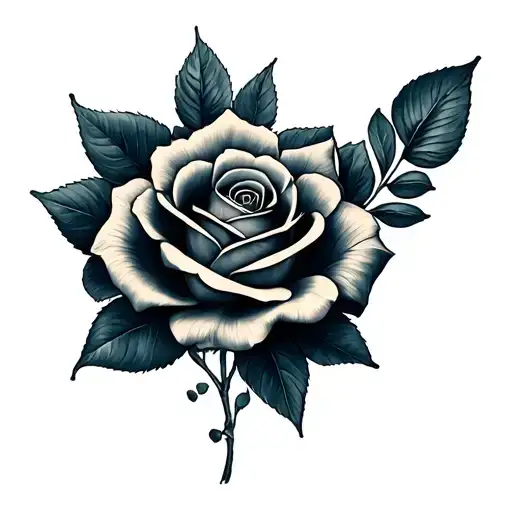 Hidden J and r tattoo design idea