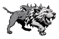 Cerberus tattoo design idea
