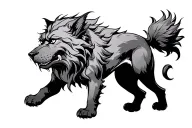 Cerberus tattoo design idea
