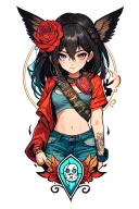 4x4 tattoo design idea