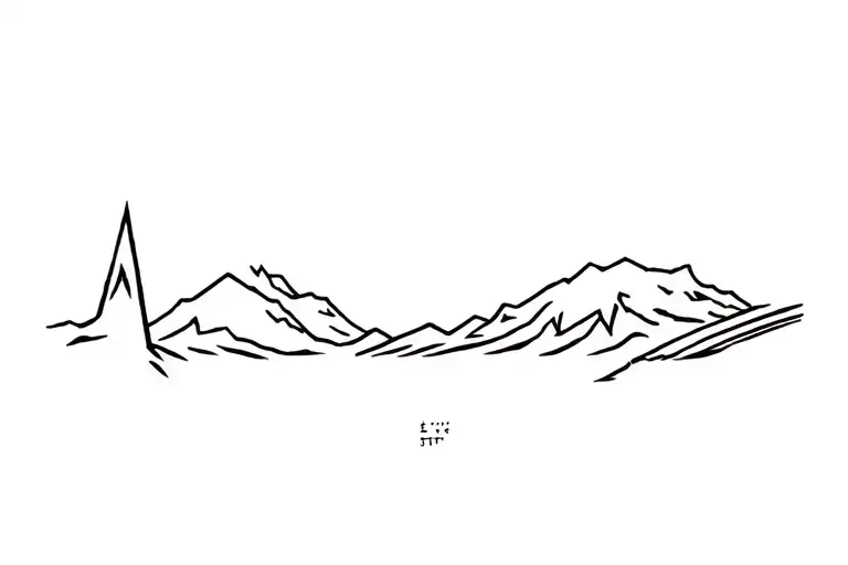 adventure motorcycle tattoo design idea