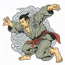 Judo tattoo design idea