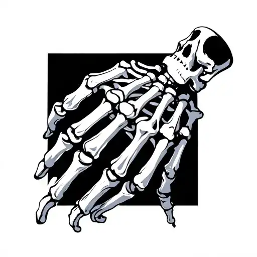 Skeleton Hand tattoo tattoo design idea