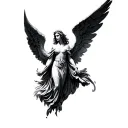 Angel Raphael tattoo design idea