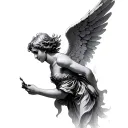 Angel Raphael tattoo design idea