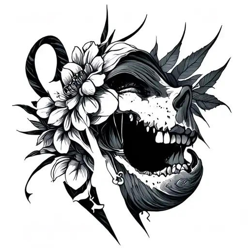 Perfectly misaligned with perfect written neat and misaligned distorted in some way tattoo design idea