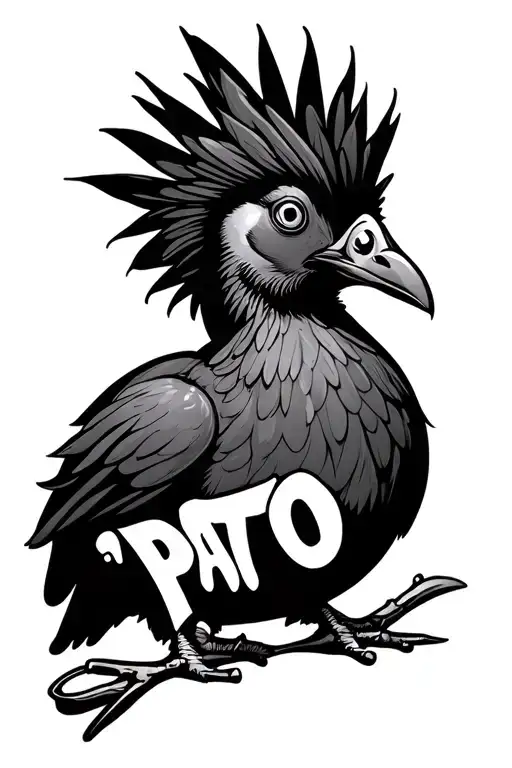 "PATO" metalband ban tattoo design idea
