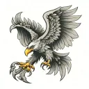 German eagle tattoo design idea