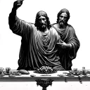 Last Supper tattoo design idea