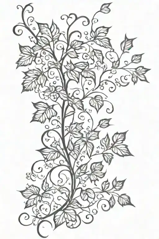 ivy vine leg wrap tattoo tattoo design idea