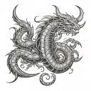 Lucas, Scorpio Paris France tattoo design idea