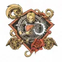 fullmetal alchemist   tattoo design idea