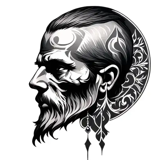 christian slavic tattoo design idea