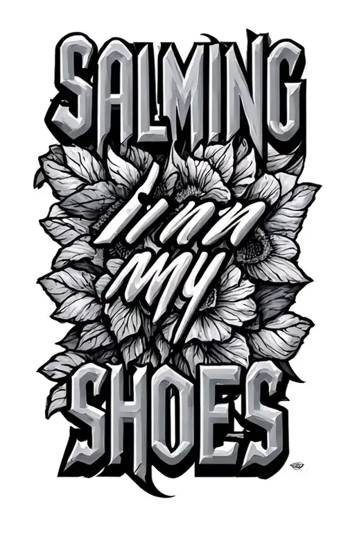 "Salming in my shoes" Depeche Mode tattoo design idea