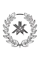 laurel leaf wreath and ultras fans Besiktas tattoo design idea