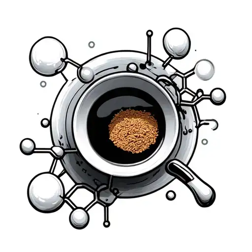 Caffeine Chemical Structure tattoo design idea