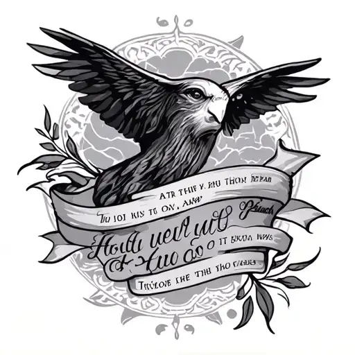 psalm 23:4 tattoo design idea