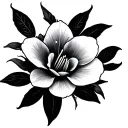 Oleander tattoo design idea
