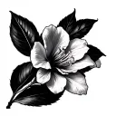 Oleander tattoo design idea