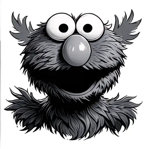 Elmo tattoo design idea