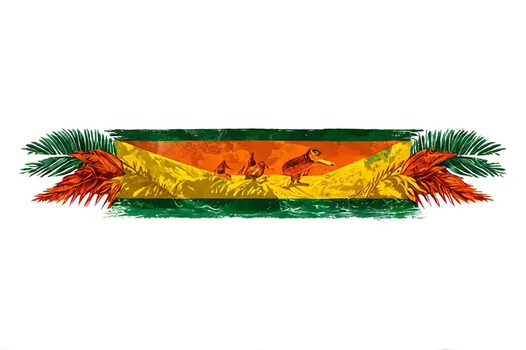 ivory coast country tattoo design idea