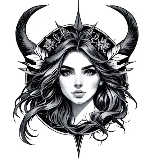Shalynne, Sagittarius, Utah tattoo design idea